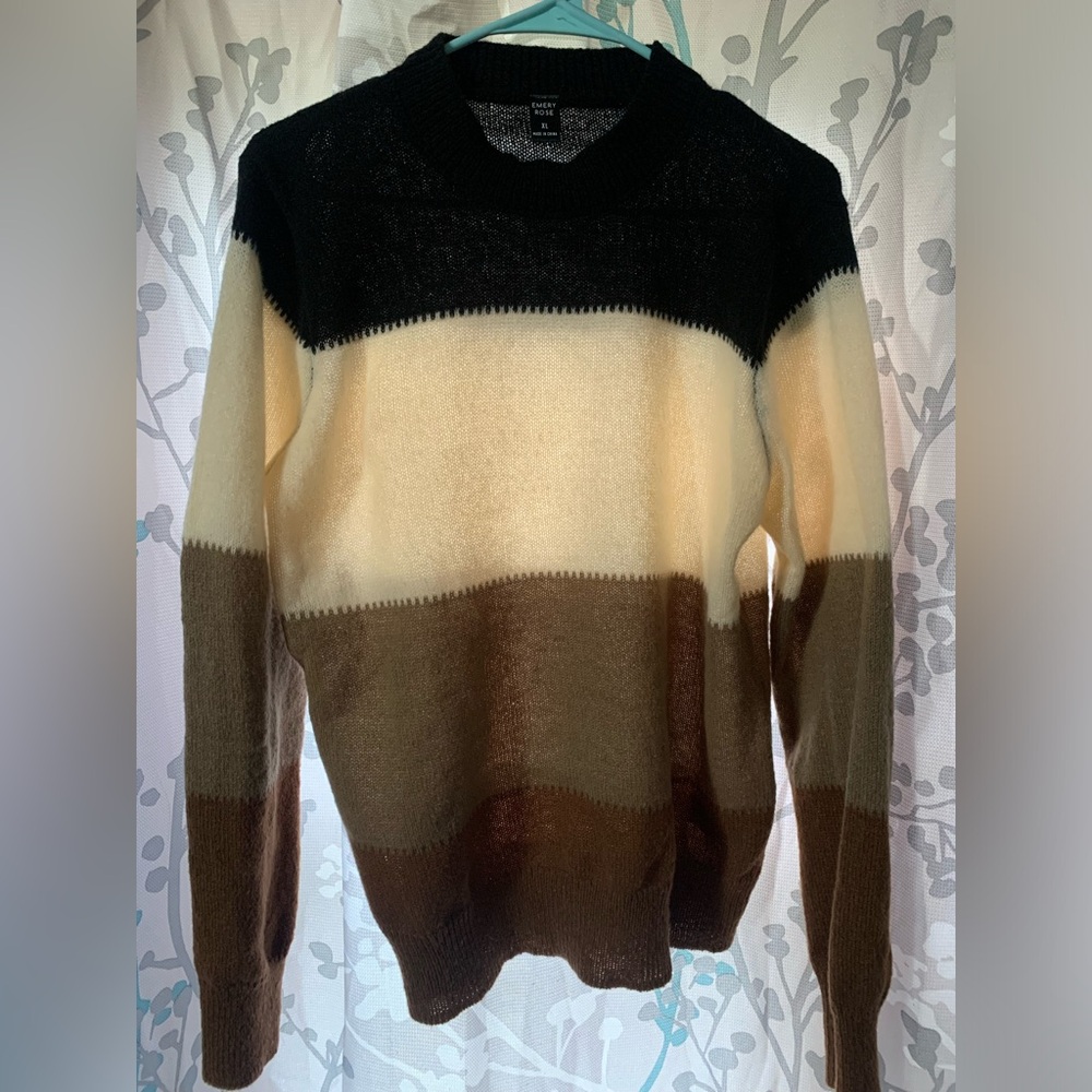 Tri-Colored Sweater